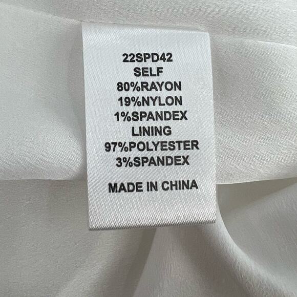 Hunter Bell Poppy Dress white tiered sz L - Picture 8 of 9